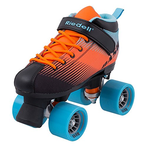 Riedell Skates - Dash - Indoor Quad Roller Skate for Kids | Aqua
