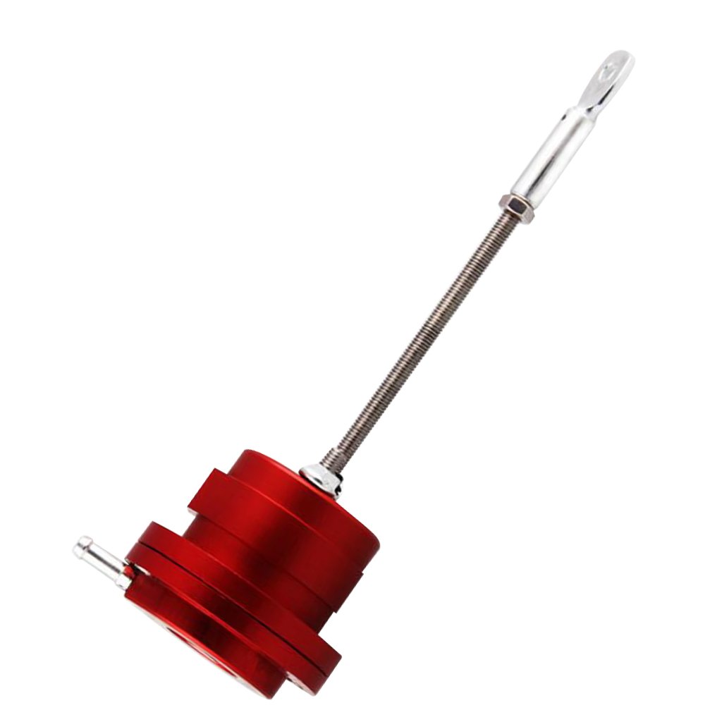 Turbo verstellbarer Wastegate-Stellantrieb Universal mit 6 x Feder & 4 x Stange rot