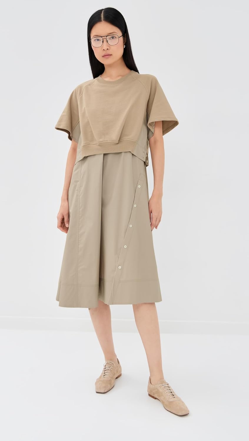 3.1 Phillip Lim Women's French Terry Combo Dress - Image 2