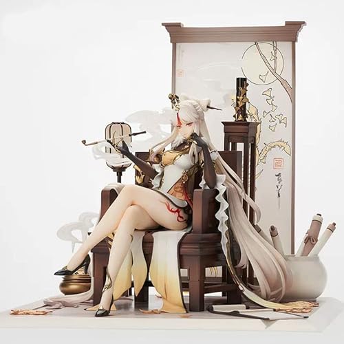 Genshin Impact Figure Ningguang, Eclipsing Star Ver. 1/7 Figure, Toys Doll Ornaments Gifts Game Figure, Two-Dimensional Game Model Gift for Friends