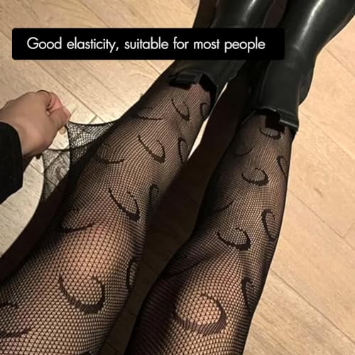 Image of 2-Pack Women's Sparkling Fishnet Stockings - Rhinestone Party Pantyhose