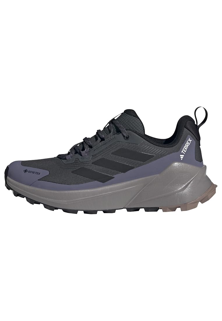 adidas Women's Terrex Trailmaker 2 Gore-TEX Hiking Shoes, Carbon/Core Black/Preloved Violet, 8 UK