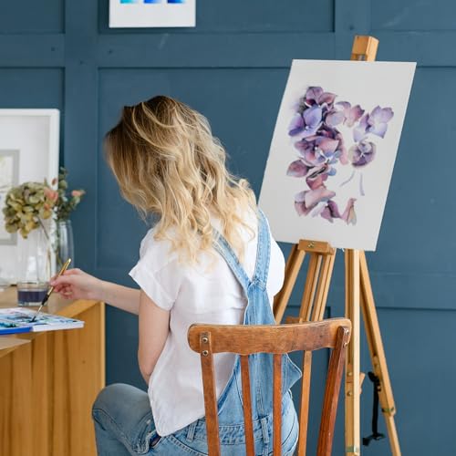 ESRICH 8x10 Canvas for Painting, 6 Pack Canvas Boards for Painting Primed Acid Free Blank Canvas Panels for Oil Paint, Watercolor, Acrylic Paint, Gouache and Tempera.