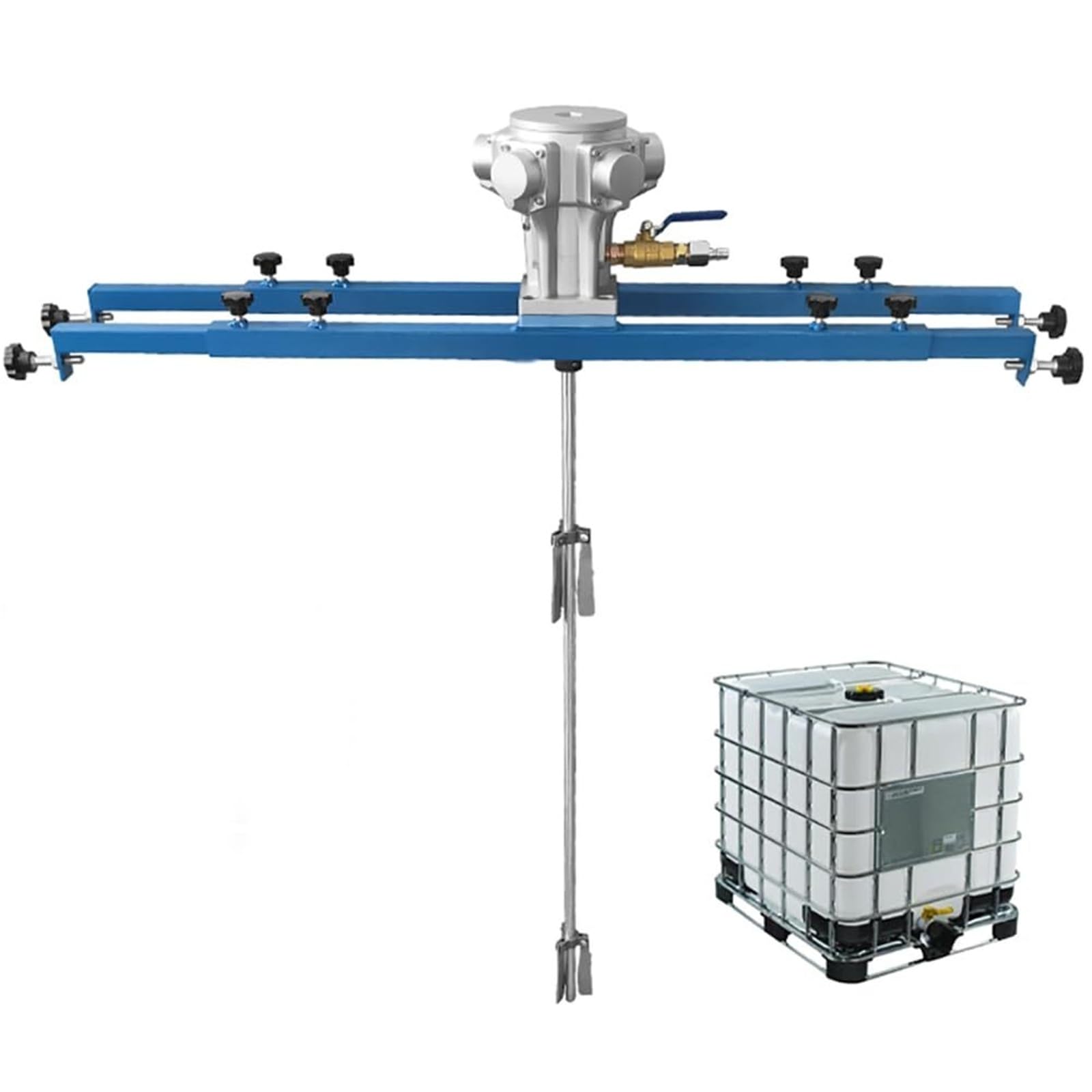 SBCGFY Ibc Air Agitators, 265 Gallon Pneumatic Paint Mixer With Support Hanger, Paint Stirring Machine Mix Tool, Special For Ibc Ton Barrels