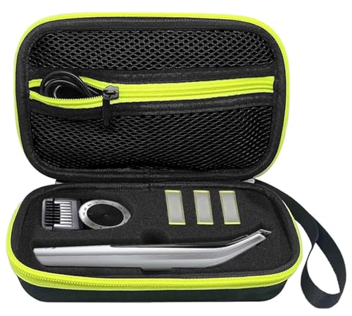 Image of M.G.R.J Unisex Portable Carrying Case Cover for Philips Norelco Oneblade QP6510 /70, QP6520 /70 Hybrid Electric Shaver (Hard|EVA|Black)