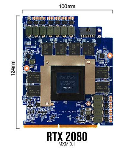 NVIDIA GeForce RTX 2080 8GB GDDR6 2994 CUDA N18E-G3 MXM 3.1 100x124mm dP[u XuPbg ˂ T[}pbht q[gVNȂ Clevo P775TM1p