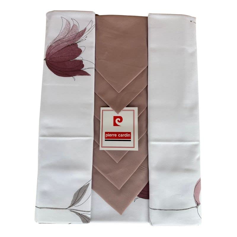 Pierre Cardin Intimo Egidio Servizio da tavola art. Calla (Dimensione x6, x12 posti - Colore : carta da zucchero, rosa cipria e tortora)