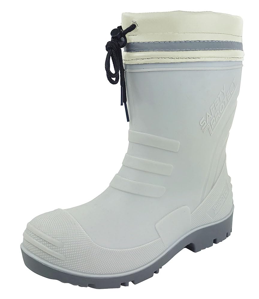 [キタ] ワークシューズ KR-7480踏貫防止安全ショート長靴 グレー LL 3E