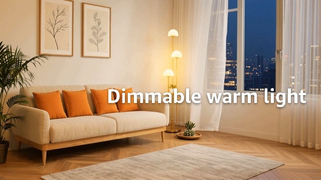 Image of 3 Light Mushroom Floor Lamp with Shelf, Dimmable Gold Floor Lamp with Bulbs Included, 3000K Warm White Modern Standing Tall Floor Lamp for Living Room Bedroom Reading Sofa Beside Corner Decor