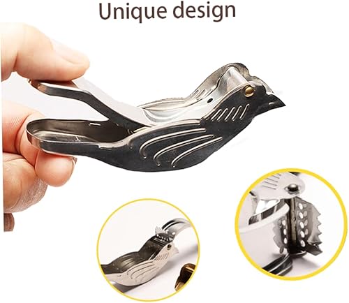 Miniatura 2 de Exprimidor de limón Exprimidor de lima de forma de pájaro Exprimidor de mano de acero inoxidable Extractor de exprimidor de cítricos