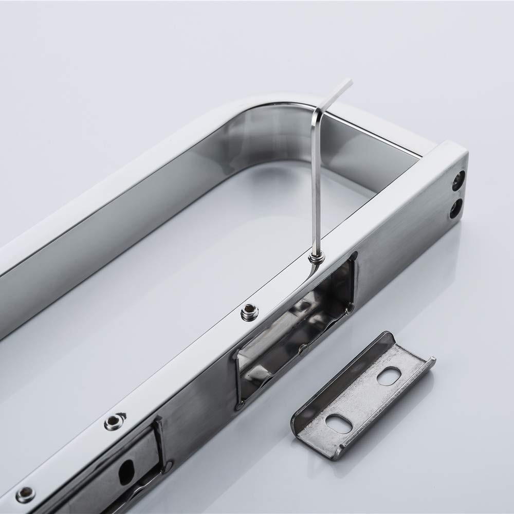 Portasciugamani anello in acciaio inox lucido Portasciugamani anello in acciaio inox lucido