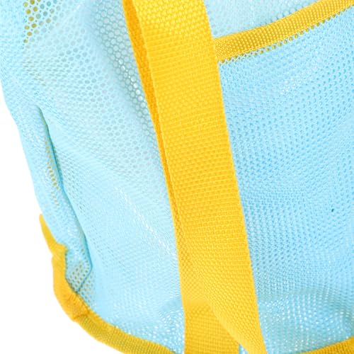 GALPADA Lovely Mesh Beach Bag for Boys and Girls Lightweight Toy Storage Pouch Design for Shells and Play Essentials for and3