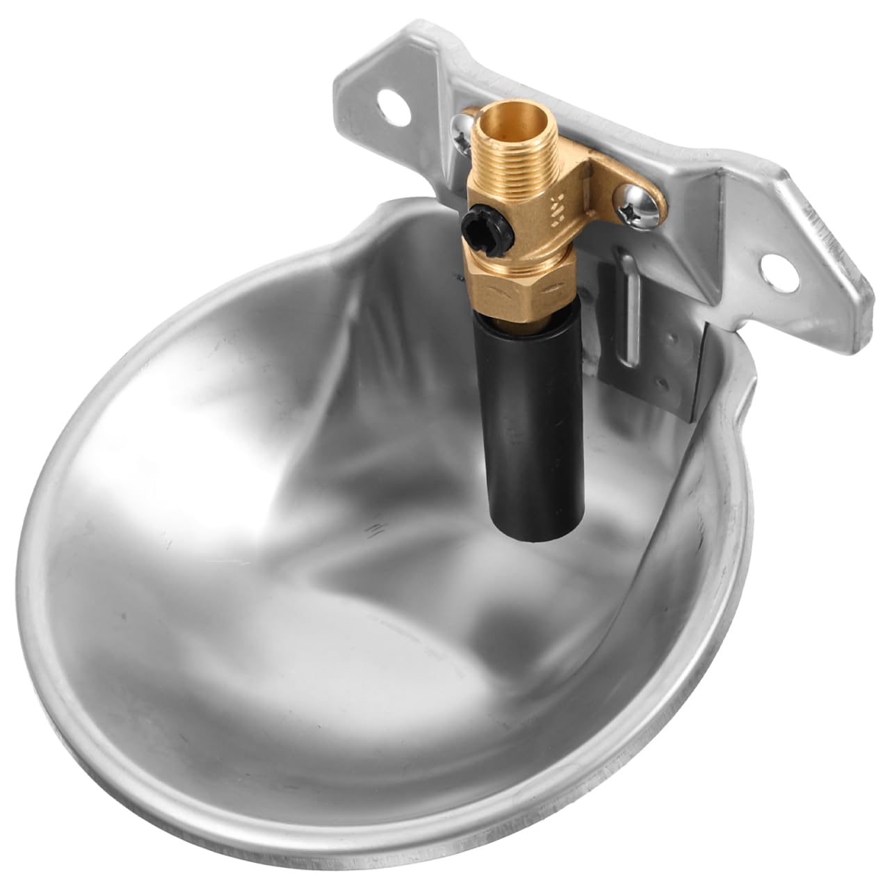 Abreuvoir Automatique Inox pour Bovins et Ovins Bol Eau Anti-éclaboussures Régulateur Niveau Eau Constant Résistant et Facile à Nettoyer pour Élevage Agricole