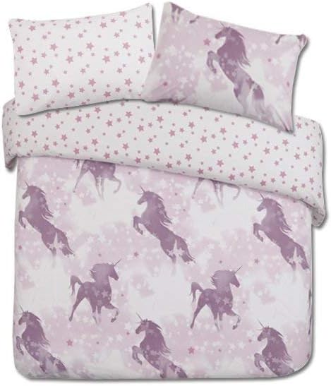 Unicorn Dreams 2 Piece UK Single/US Twin Sheet Set – 1 x Double Sided Sheet & 1 x Pillowcase