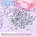 2000 Pcs Mini Nail Stones and Gems, Nail Crystal Multi Shape Small Nail Art Gems, Flatback Nail Gems Rhinestones, Heart Star Flower Tiny Diamond Nail Stones for Nail Art Crafts Clothing Makeup