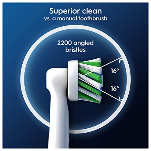 oral b cross action electric toothbrush replacement brush heads refill 4count