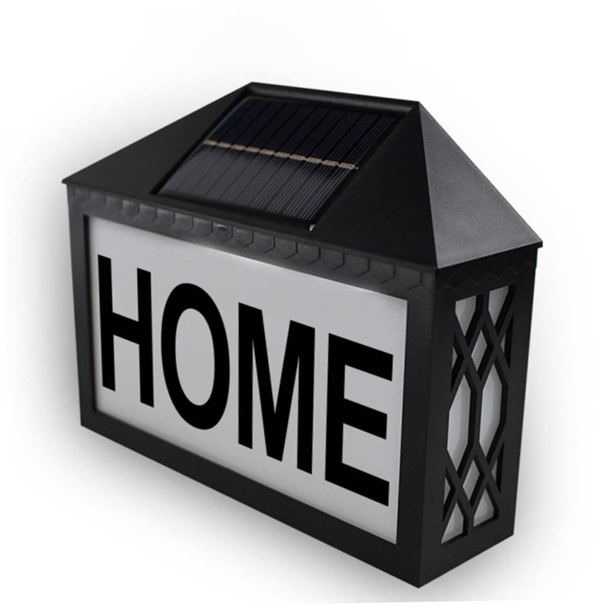BESTonZON Lampada Solare Per Numero Civico Illuminazione Notturna Per Indirizzi Resistente e Facile Da Installare Per Esterni e Materiale Di Alta Qualità