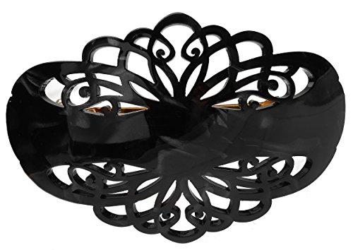 France Luxe Chicago Volume Barrette - Nacro Black
