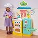 CoComelon Deluxe Feature Roleplay, Little Kitchen - Includes Interactive Kitchen Accessories - Toys for Kids and Preschoolers