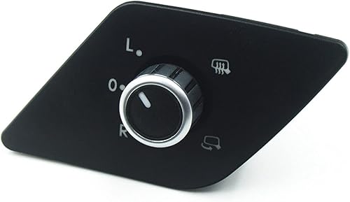 Espejo lateral eléctrico cromado ajuste interruptor de control perilla calor plegable apto para VW Jetta Mk6 2011 2012 2013 2014 2015 2016 2017 Espejo lateral eléctrico cromado ajuste interruptor de control perilla calor plegable apto para VW Jetta Mk6 2011 2012 2013 2014 2015 2016 2017