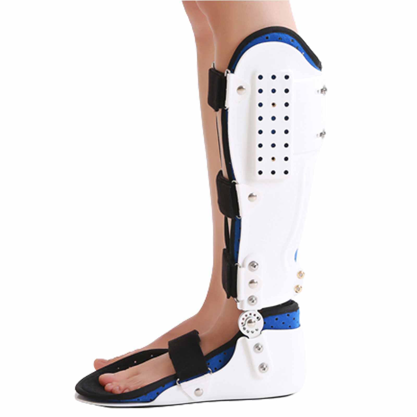Support de Fixation du Pied, réglable pour différentes Tailles, Plaque de Fixation de Fracture et de Tension ligamentaire, adapté aux Personnes souffrant de blessures aux Jambes (L Left)