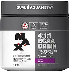 Max Titanium Bcaa 4: 1: 1 - 280G Drink Uva -