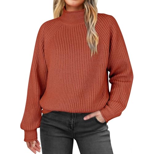 Suéter de cuello alto oversize para mujer ideal para los días fríos de invierno y otoño