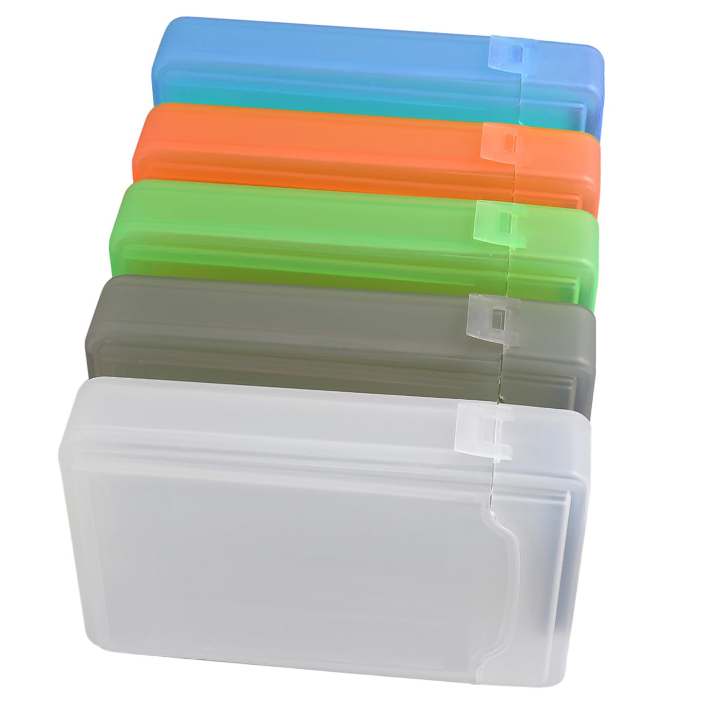 15piezas Estuche Protector para Discos Duros De Caja Dura Antigolpes De Protección Eficaz contra Electricidad Estática y Caídas