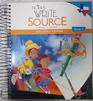 Unknown Binding Texas Write Source Writing Grammar Grade 5 Teachers Edition Book