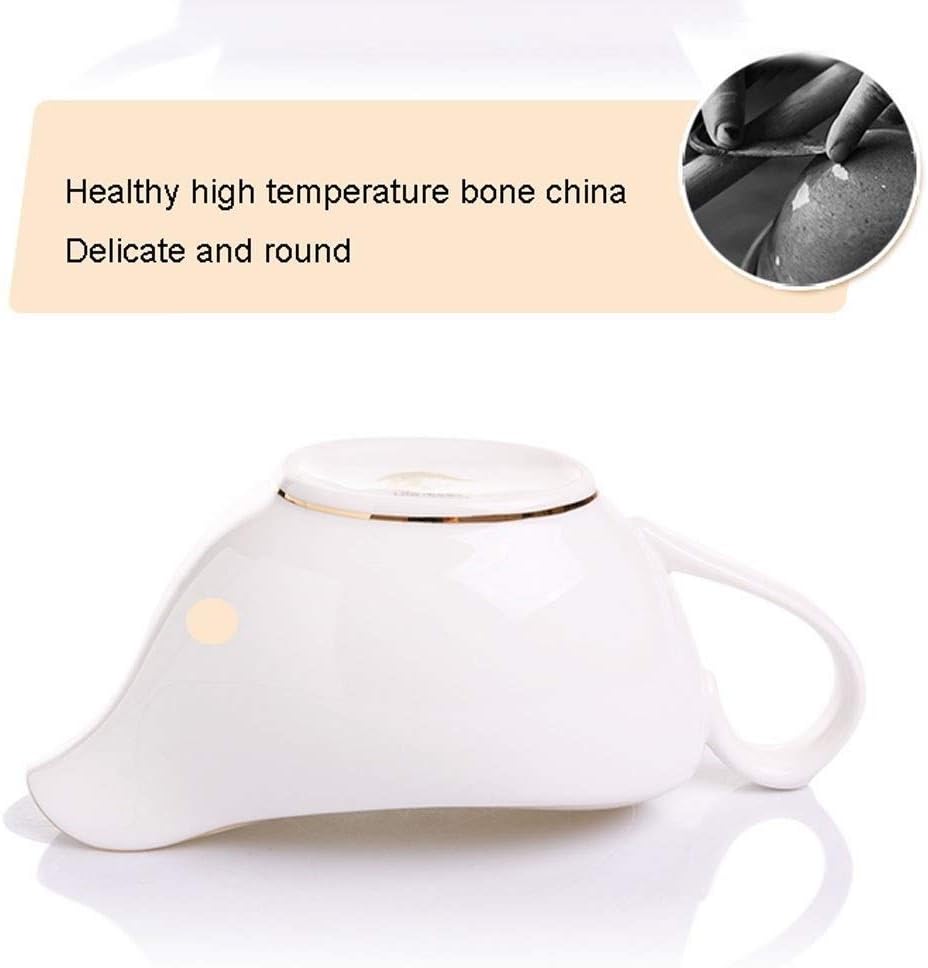 Ceramic Gravy Boat Easy Pour Gravy Boat Restaurant Hotel Home Ceramic Tableware Stainless Steel Double Insulated Gravy Boat Sauce (Color : A)