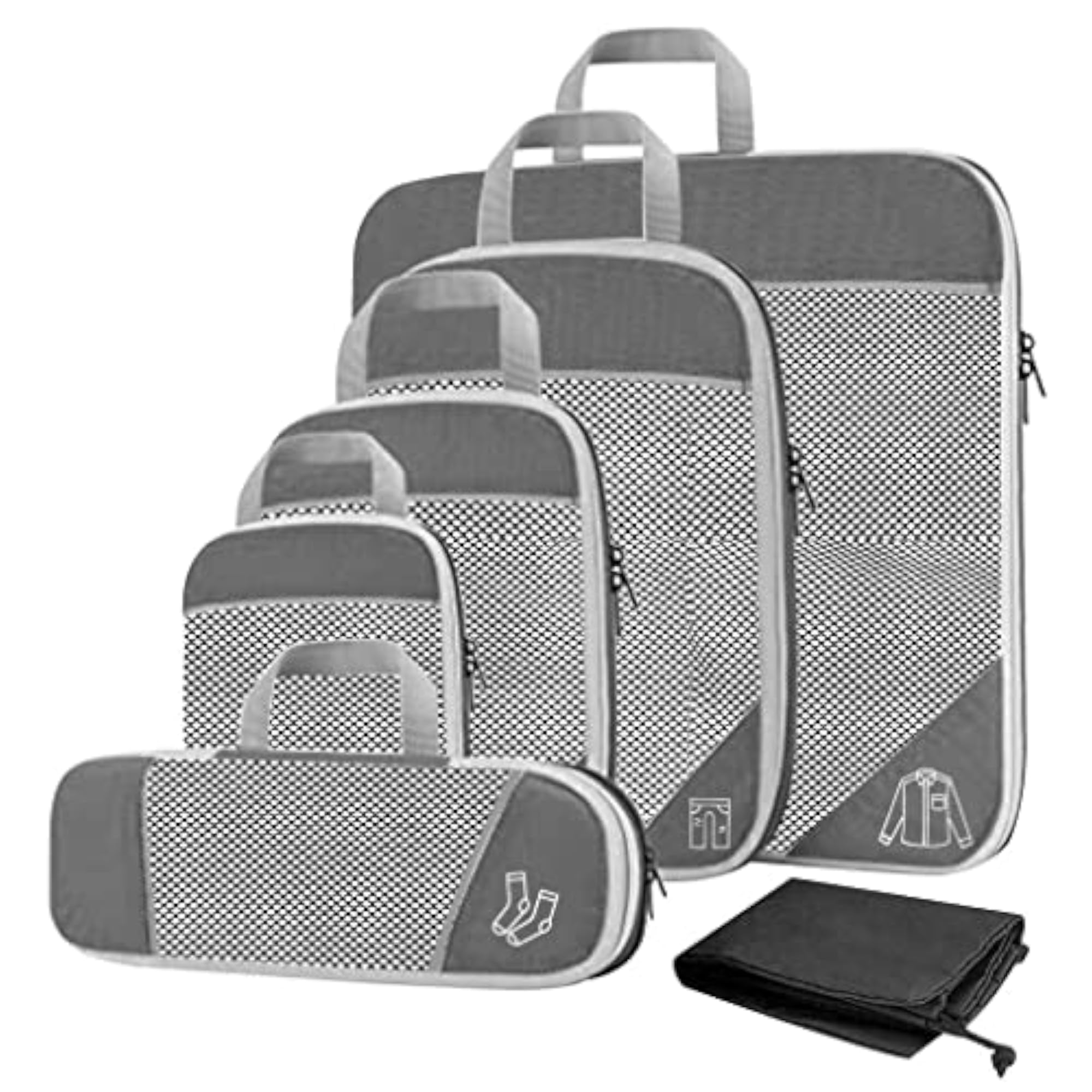Lightweight Compression Packing Cubes for Easy Access
