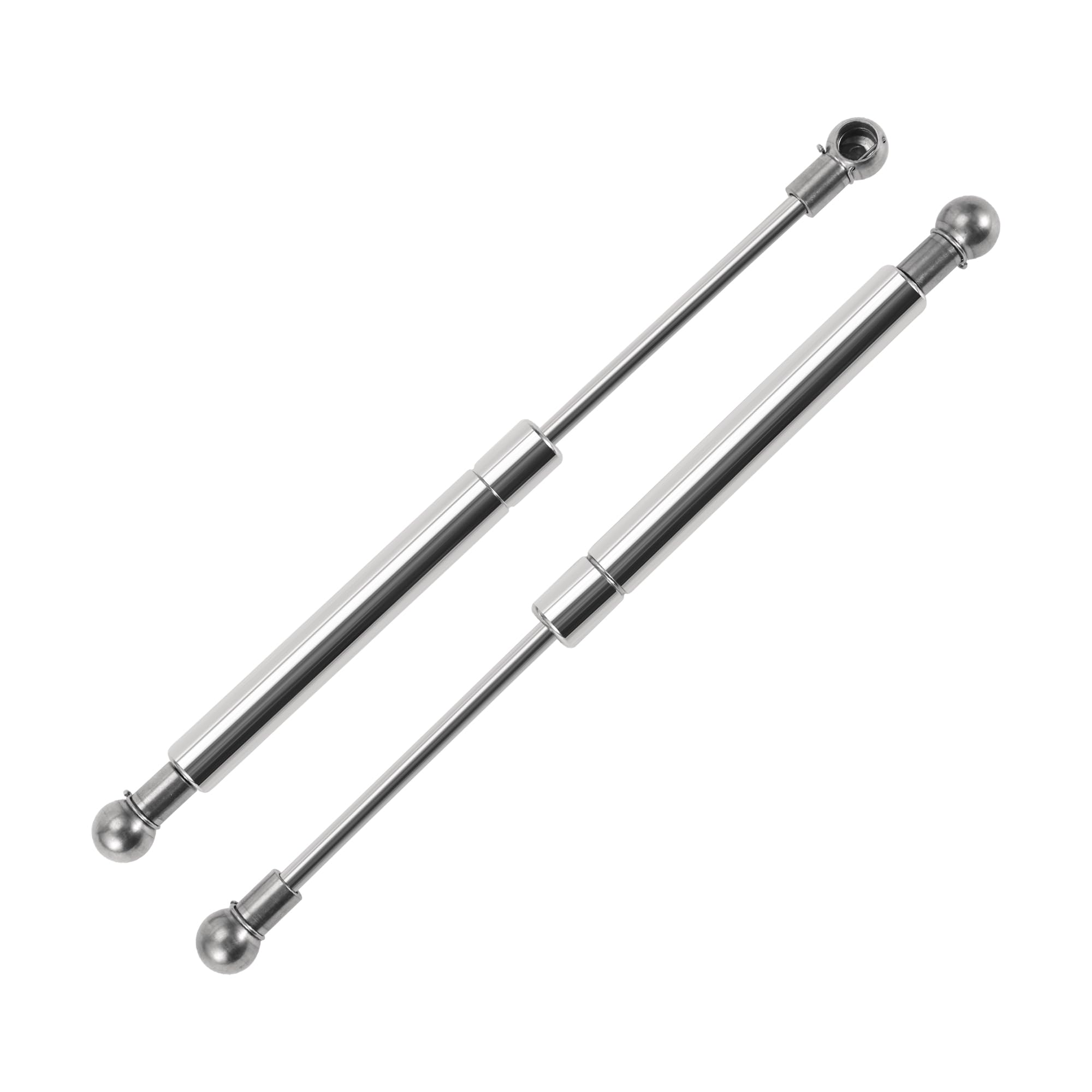 Motoforti 10inch/254mm 40lb/180N/18kg Stainless Steel Lift Support Struts Ball Joint Gas Spring for Boat Marine Hatch Cover Storage Lid Toolbox Cover
