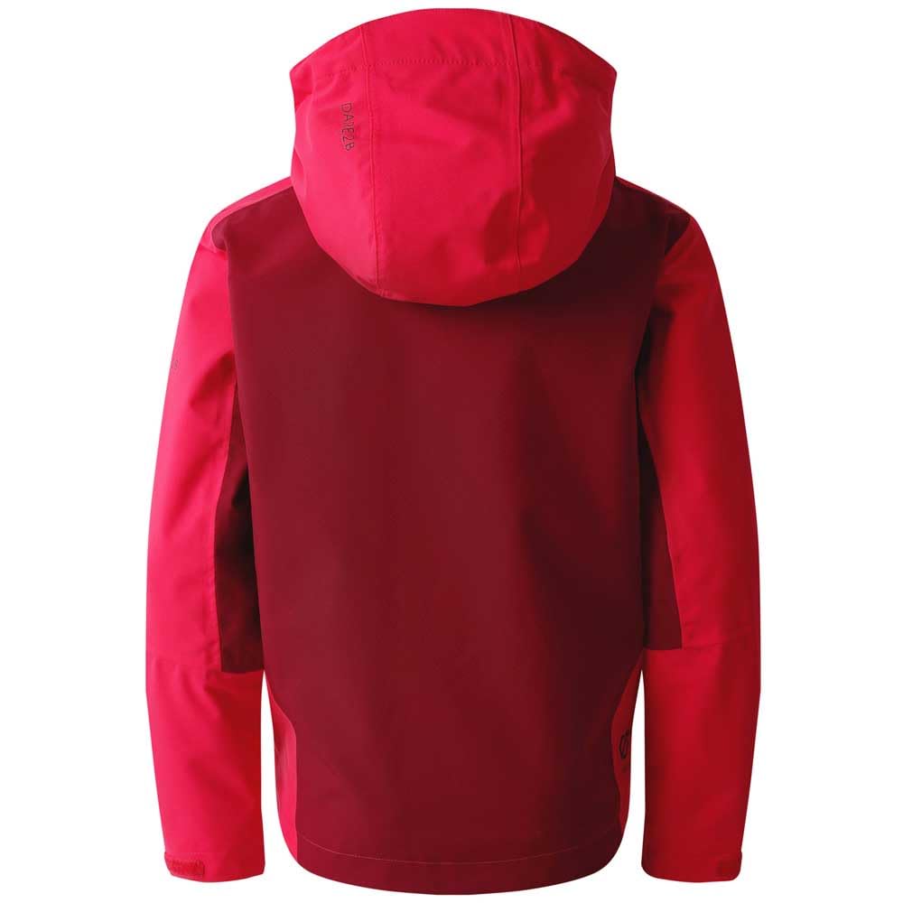 Dare2b Uni Kinder Kids Explore Ii Jacket Mountain Active Waterproof Shell Wasserdichte, Rose, 3-4 Jahre EU