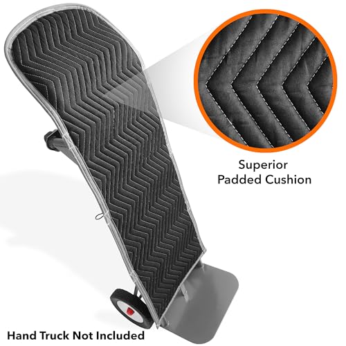 Funda acolchada para carrito de mano 50" x 16" negra miniatura 3