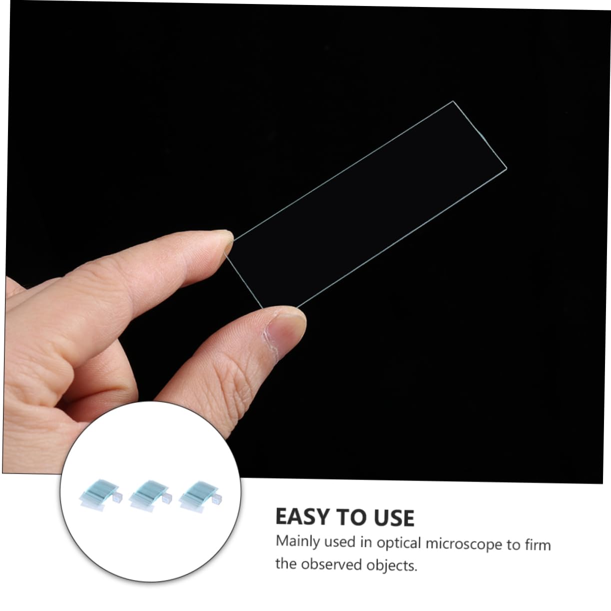 VILLFUL 450pcs Glass Slide Microscope Slides for Specimen Microscope Slides Pre-Cleaned Slide Microscope Accessories Plantillas para Cejas Microscope Lens Accessories Blank Steel