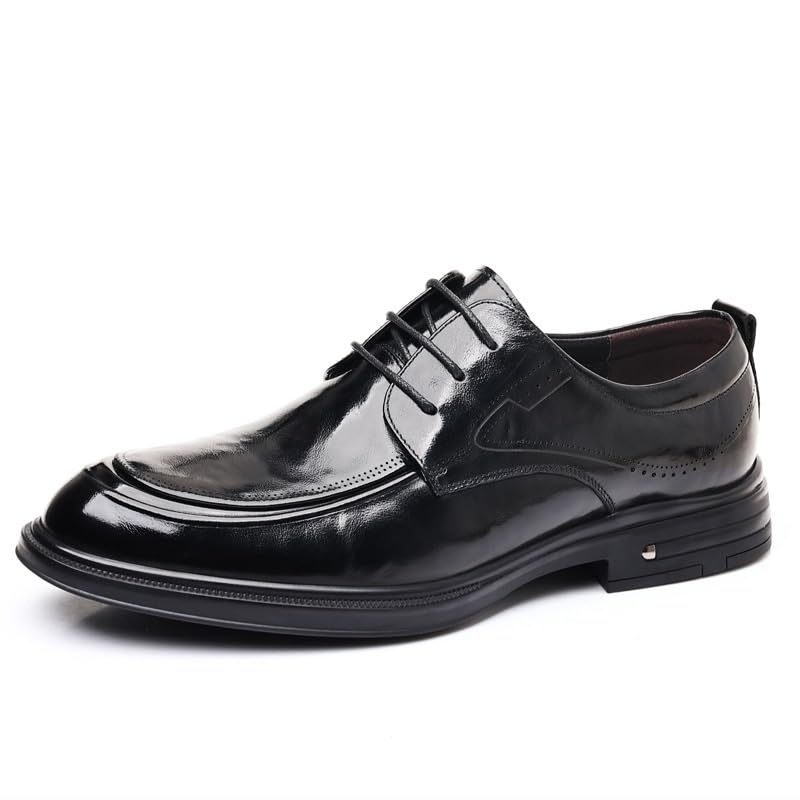 Dress Shoes for Men Lace-up Casual Business Oxford Derby Leather Shoes Fashion Casual Dress Sneakers