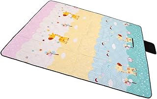 INOOMP Jogo Americano De Praia Jogo Americano Tapete De Acampamento Cobertor De Praia Almofada De Chão Tapete De Praia À Prova De Areia Cobertor De Piquenique Cobertor De Praia Leve