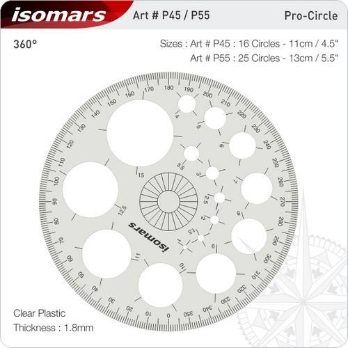 Isomars Engineering Drawing Kit – Set of 5 Essential Drafting Tools for Technical Drawing, Architecture & Engineering 3
