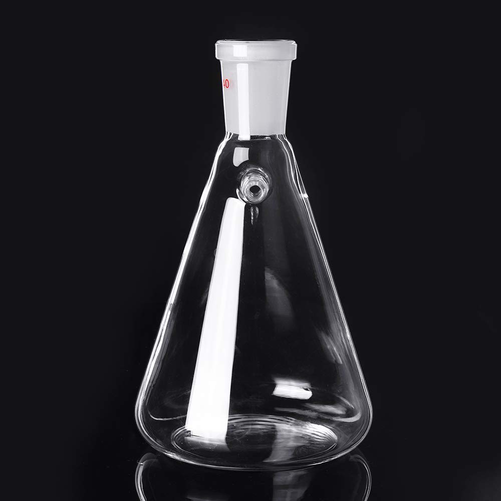 ChaRLes 500ml 24/40 de cristal frasco de laboratorio Filtración Filtración Frasco cónico botella de vidrio de laboratorio