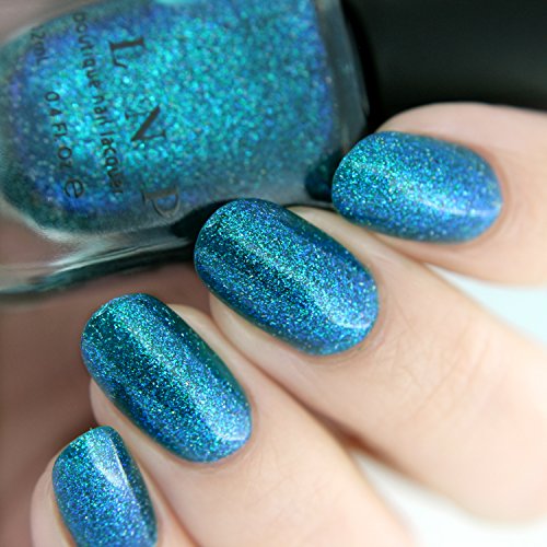 Image of ILNP Party Favor - Vivid Teal Holographic Nail Polish