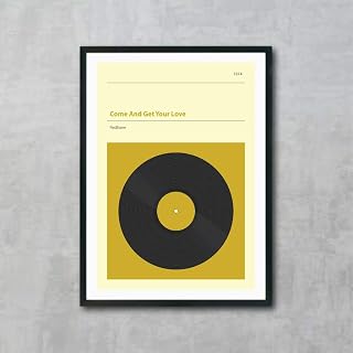 Redbone come and get your love minimal minimalist music print poster A5,A4,A3,A2,A1