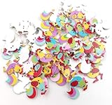 50Pcs Random Color Cartoon Rooster Chicken Wooden Buttons 2 Holes DIY Sewing Scrapbook Decor Fasteners