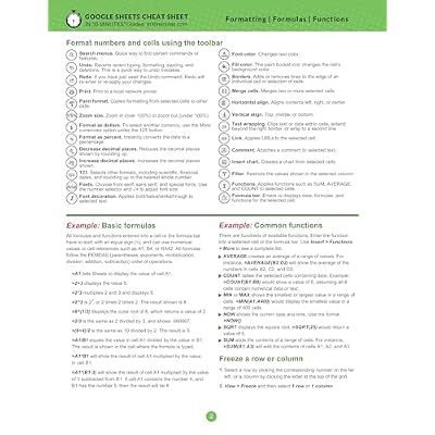 Google Sheets Reference and Cheat Sheet: The Nepal | Ubuy