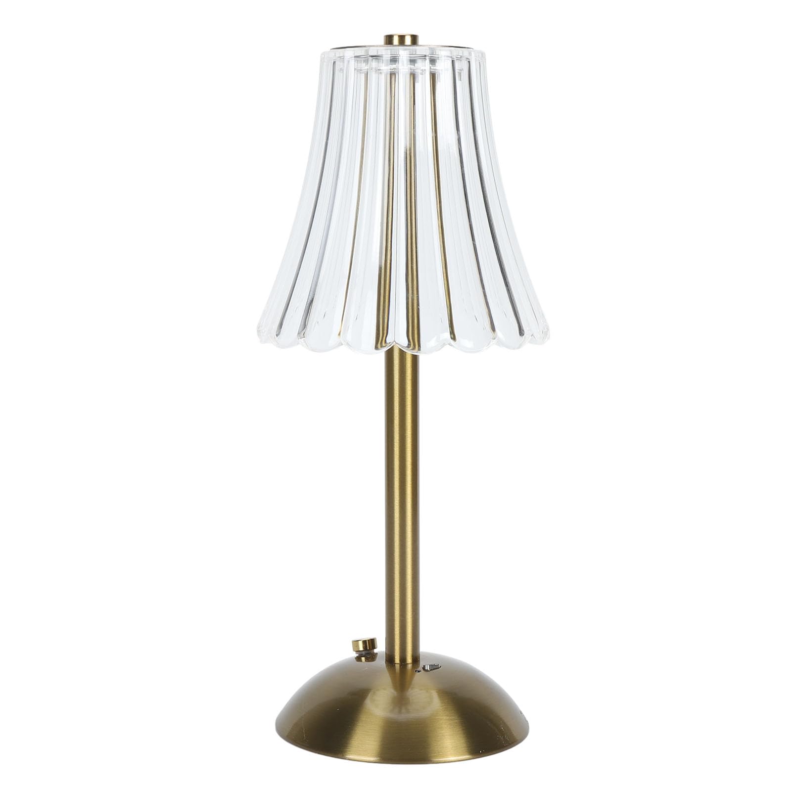 Dpofirs Lámpara de Mesa, Lámpara de Mesita de Noche Regulable, Lámparas Táctiles LED con 3 Colores, Lámpara de Escritorio Vintage, Lámpara Inalámbrica Recargable Portátil, Luz de Mesita