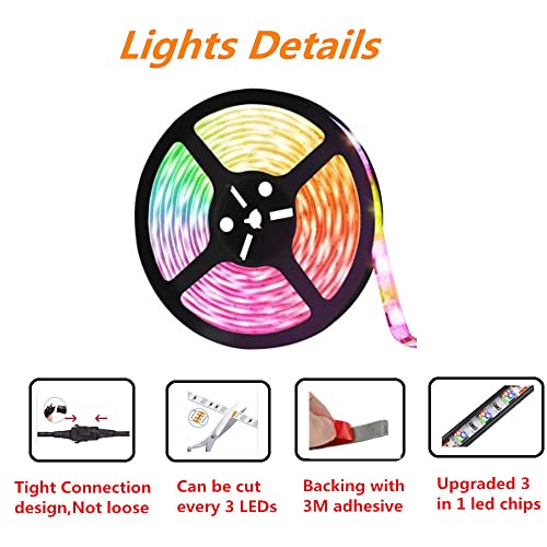 Rolightic Led Lights For Golf Cart, Multi-Color Underbody Lights Waterproof Neon Accent Lighting Kit For 12V-60V Ezgo Yamaha Club Car Etc, Sound Active, Music Sync, Voltage Reducer Included, 16.4Ft #TOP2