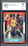 1986-87 Fleer #58 Clark Kellogg Rookie Card BGS BCCG 9 Near Mint+