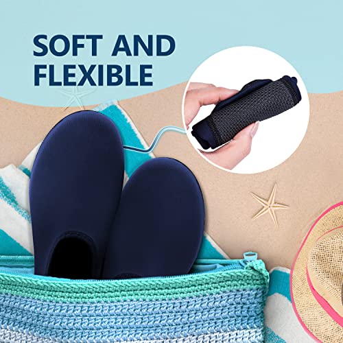 Image of JACKSHIBO Water Shoes for Women Men Quick-Dry Swim Shoes Beach Water Socks