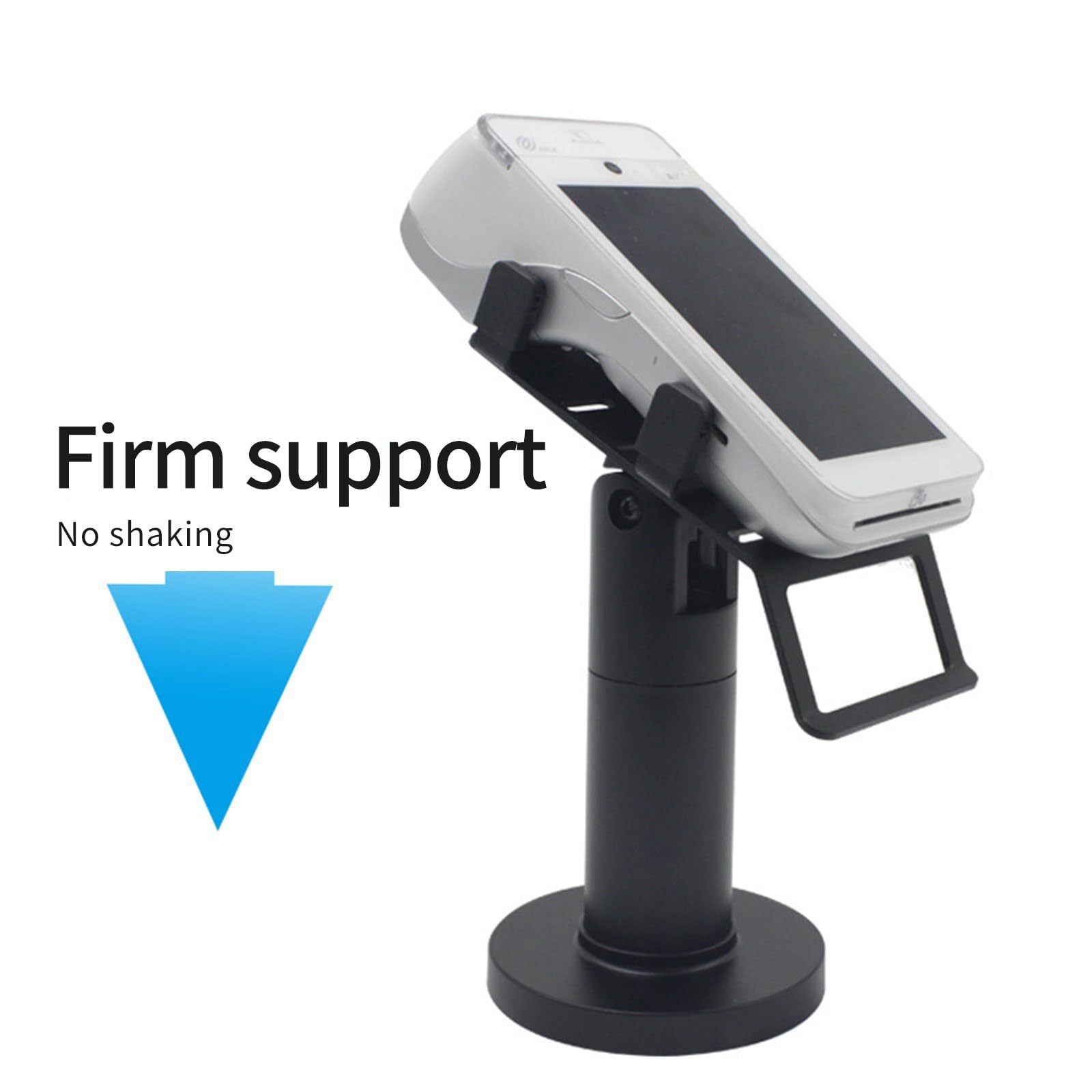 Staffa per lettore di carte di credito Angoli regolabili per display per macchine POS Supporto di montaggio per vendita al dettaglio Business Essential Pos