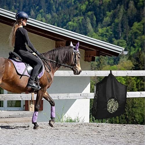 Saco de fardos de feno, sacos de feno para cavalos | Rede de feno à prova d'água Oxford para cavalo