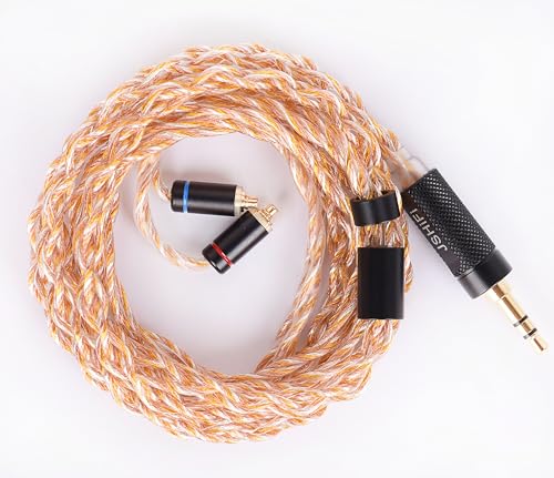 Amazon | 【JSHiFi-Soul】MMCX3.5mmリケーブル 金メッキ＆銀メッキ＆無